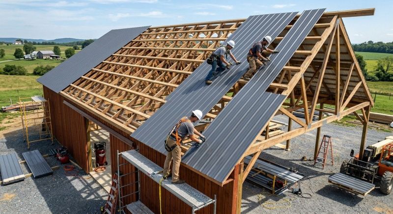 Barn Roof Construction in Cumberland, MD