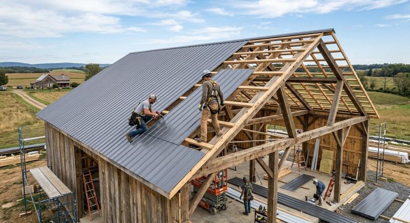 Barn Roof Construction in Cumberland, MD