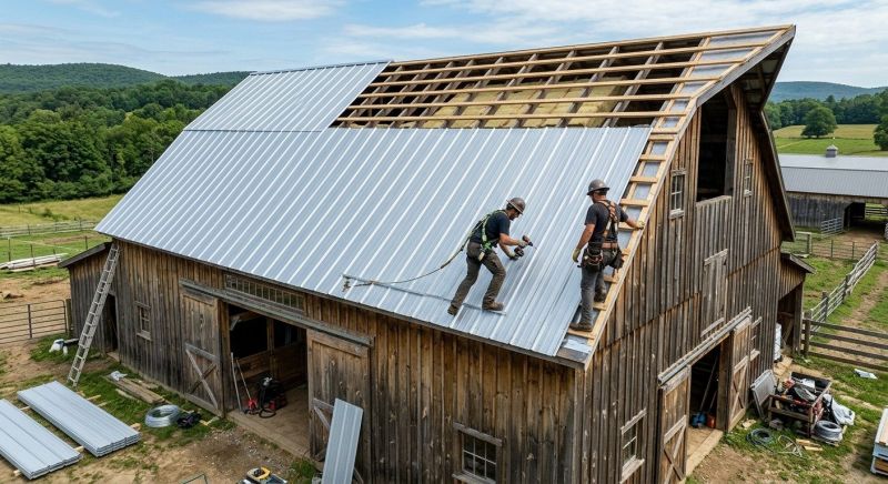 Barn Roof Construction in Cumberland, MD