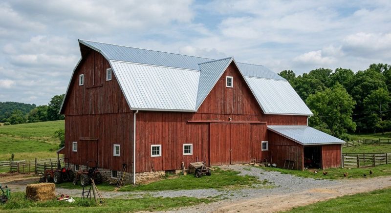 Barn Roof Replacement in Swanton, MD