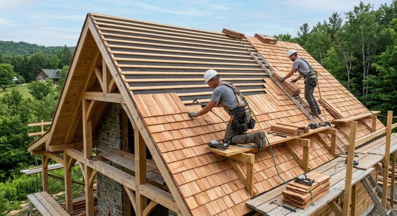 Cedar Roof Installation in Keyser, WV