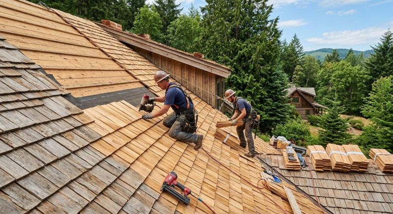 Cedar Roof Installation in Springfield, WV