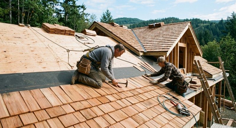 Cedar Roof Installation in Swanton, MD
