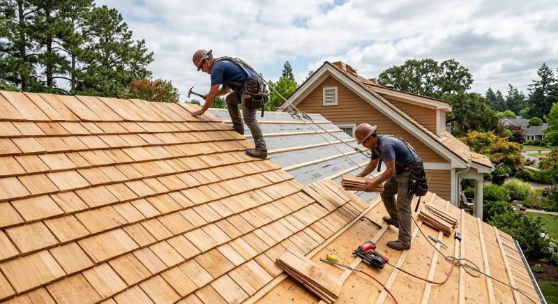 Cedar Roof Installation in Swanton, MD