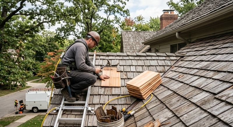 Cedar Shake Roof Repair in Allegany County, MD