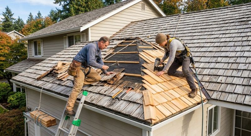 Cedar Shake Roof Repair in Springfield, WV