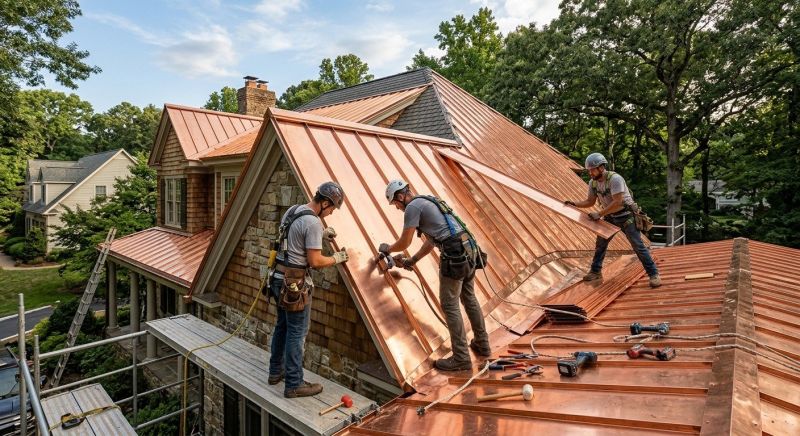 Copper Roof Installation in Cumberland, MD