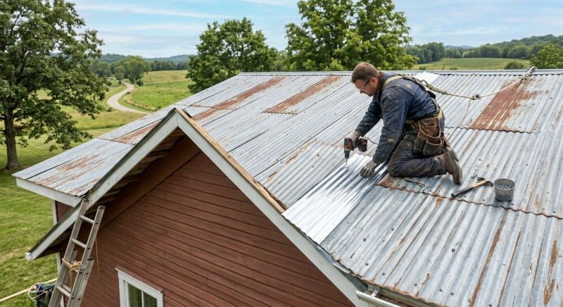Corrugated Roof Repair in Keyser, WV