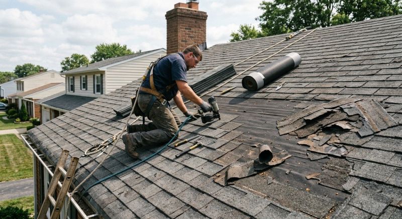 Damaged Roof Repair in Cumberland, MD