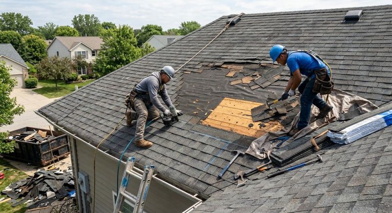 Damaged Roof Repair in Paw Paw, WV