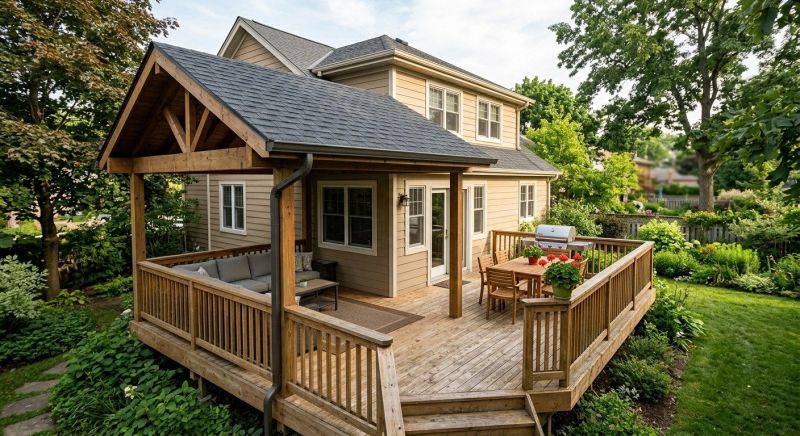 Deck Roof Construction in Cumberland, MD