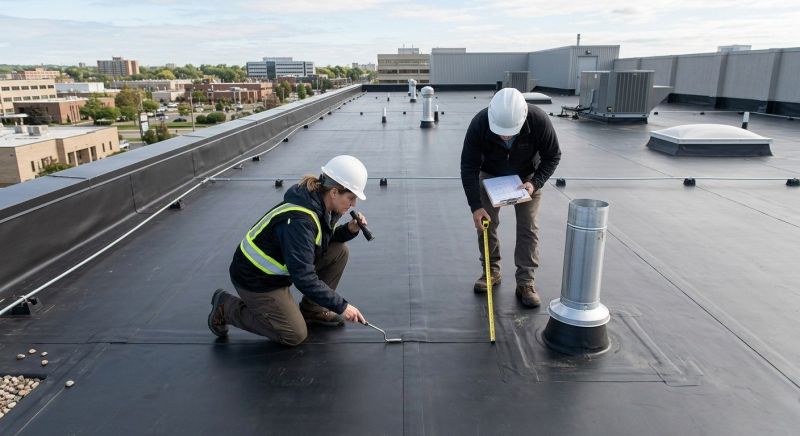 Flat Roof Inspection in Cumberland, MD