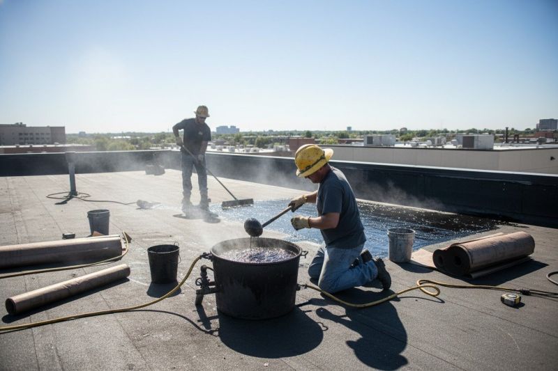 Flat Roof Tar Repair in Cumberland, MD
