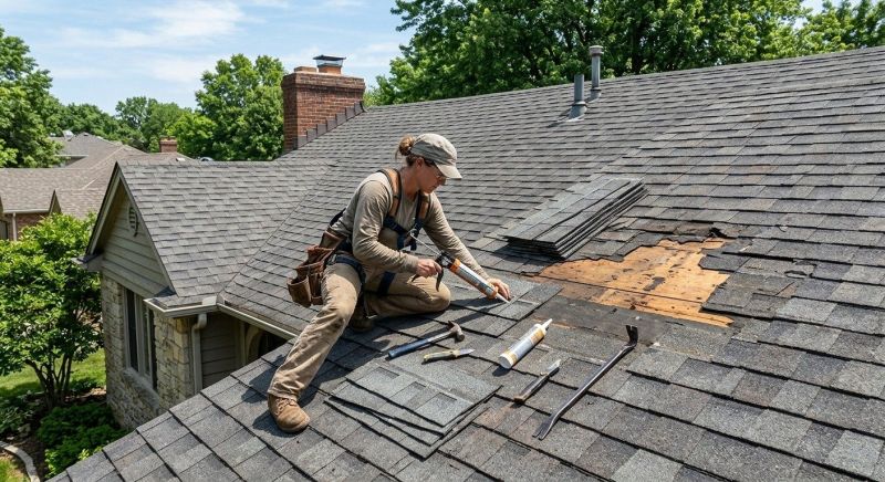 Hip Roof Shingle Repair in Cumberland, MD