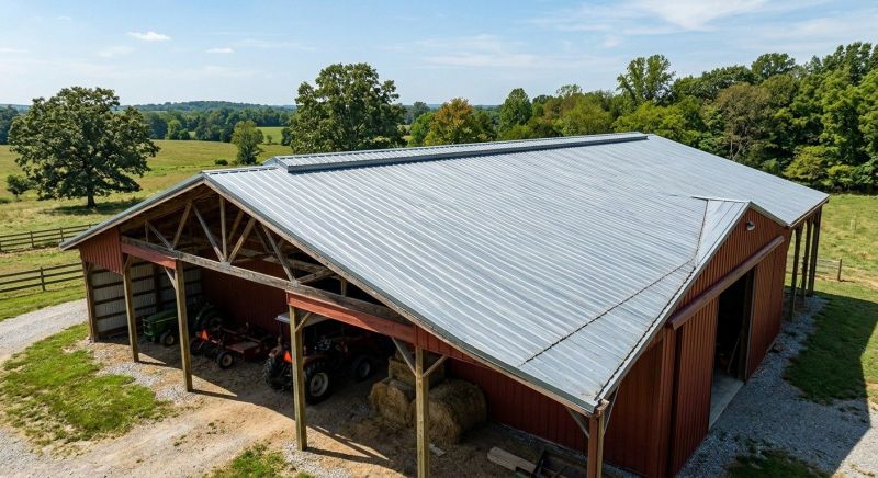 Pole Barn Roof Repair in New Creek, WV