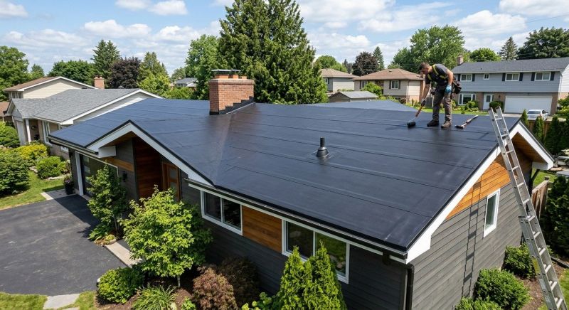 Rubber Roof Installation in Cumberland, MD