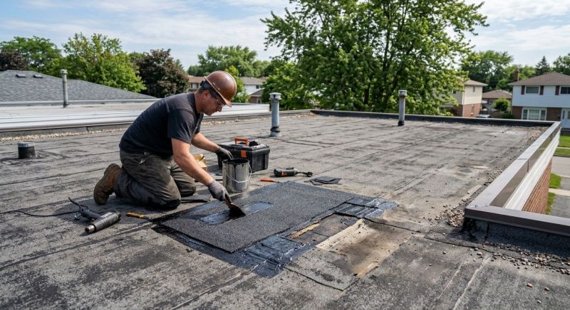Rubber Roof Repair in Cumberland, MD