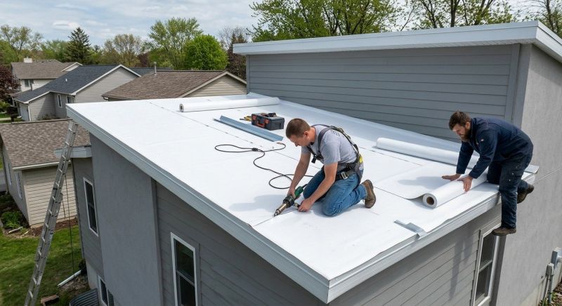 Single Ply Roof Installation in Cumberland, MD