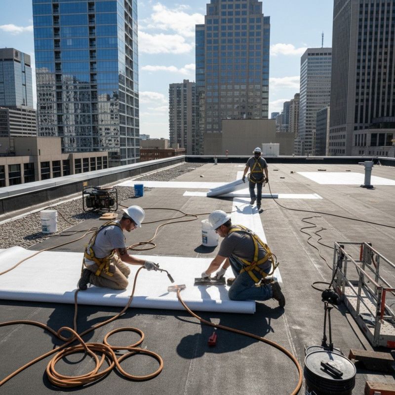 Single Ply Roof Repair in Cumberland, MD
