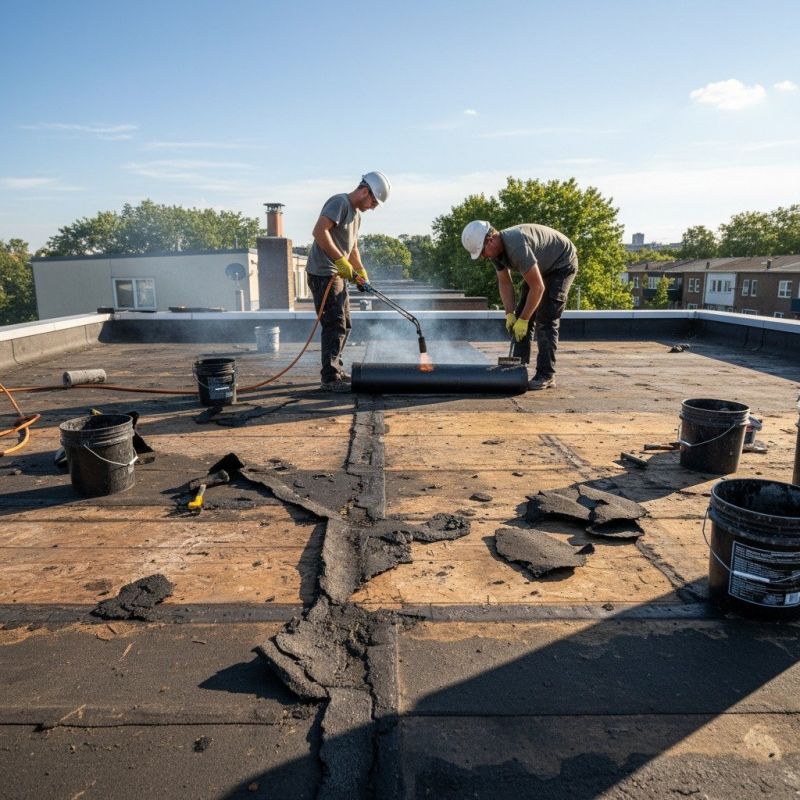 Single Ply Roof Repair in Swanton, MD
