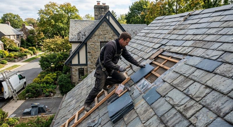 Slate Roof Leak Repair in Cumberland, MD