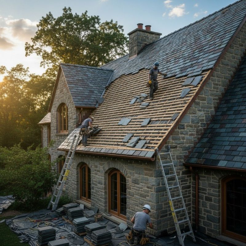 Slate Roof Replacement in Meyersdale, PA