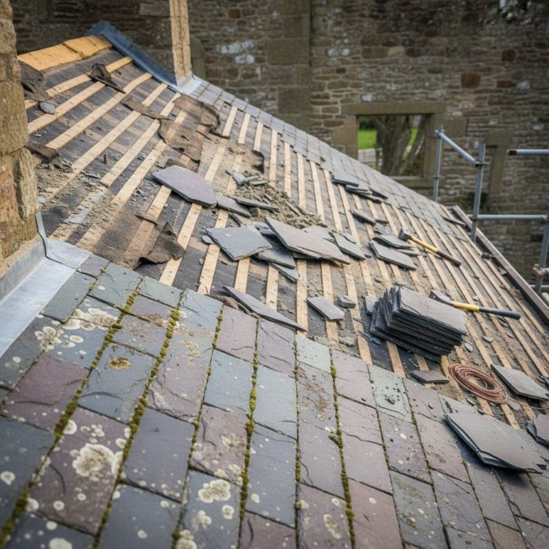 Slate Roof Replacement in Paw Paw, WV
