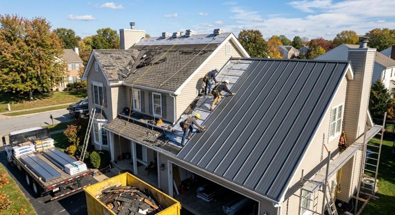 Steel Roof Replacement in Cumberland, MD