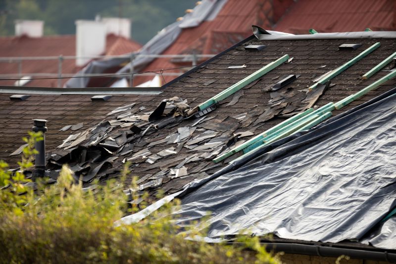 Storm Damage Roof Tarping in Cumberland, MD