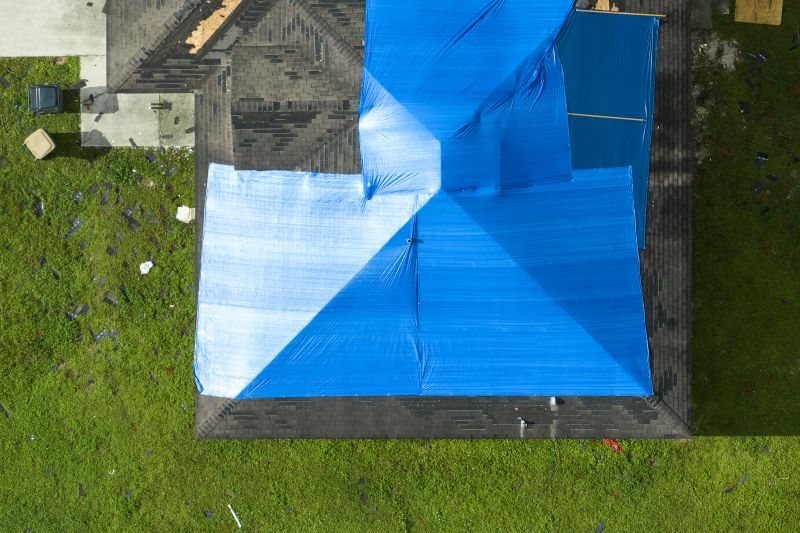 Storm Damage Roof Tarping in Cumberland, MD