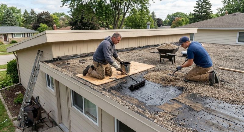 Tar And Gravel Roof Repair in Cumberland, MD