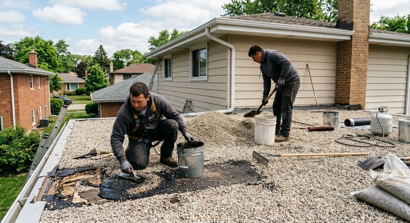 Tar And Gravel Roof Repair in Swanton, MD