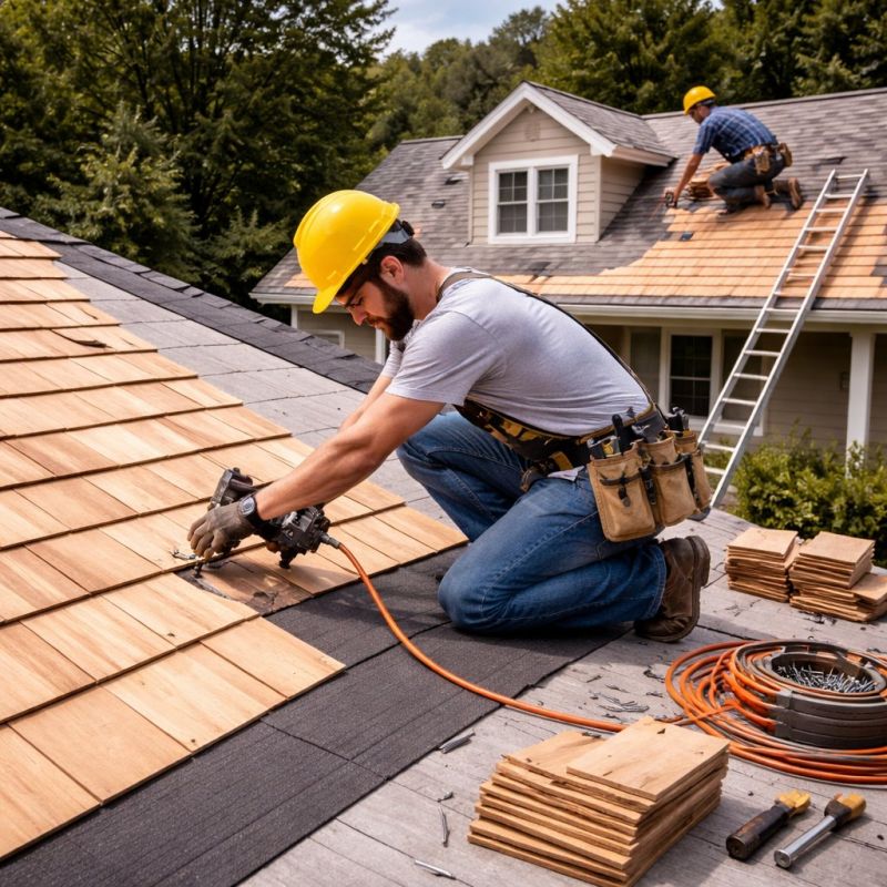 Wood Roofing Installation in Meyersdale, PA
