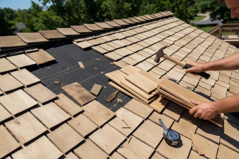 Wood Shake Roof Repair in Swanton, MD