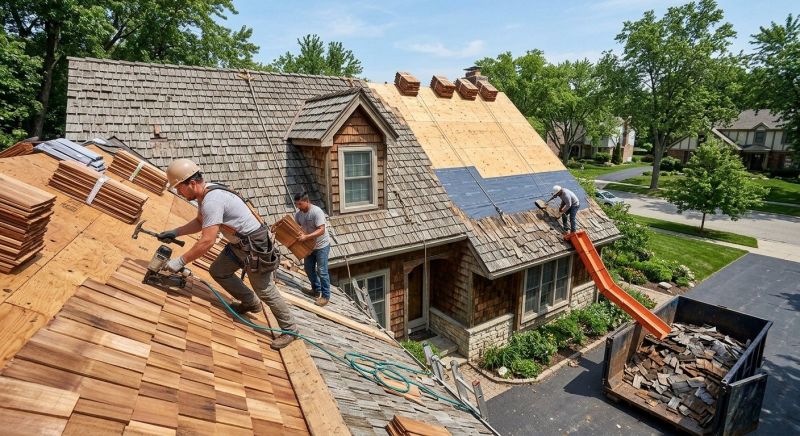 Wood Shake Roof Replacement in Allegany County, MD