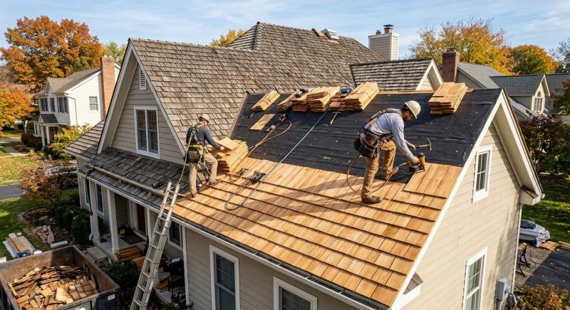 Wood Shake Roof Replacement in Springfield, WV