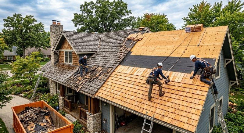 Wood Shingle Roof Replacement in Cumberland, MD