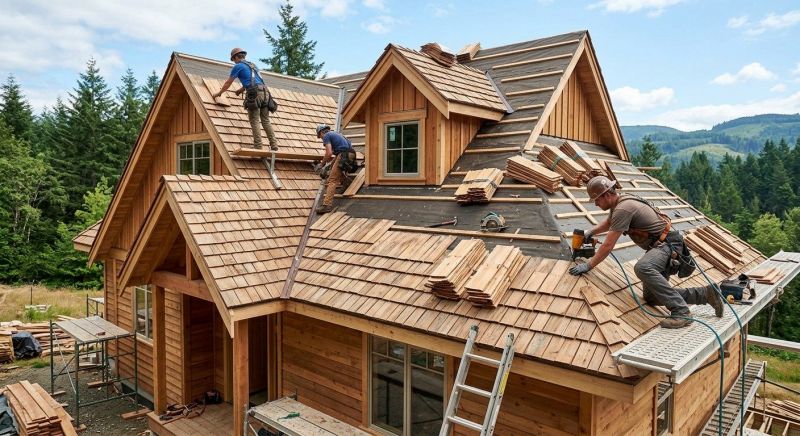 Wooden Roof Installation in Cumberland, MD
